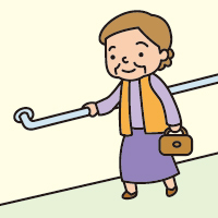 廊下・階段から居室、玄関まで移動や立ち座りを安心して行いたい方